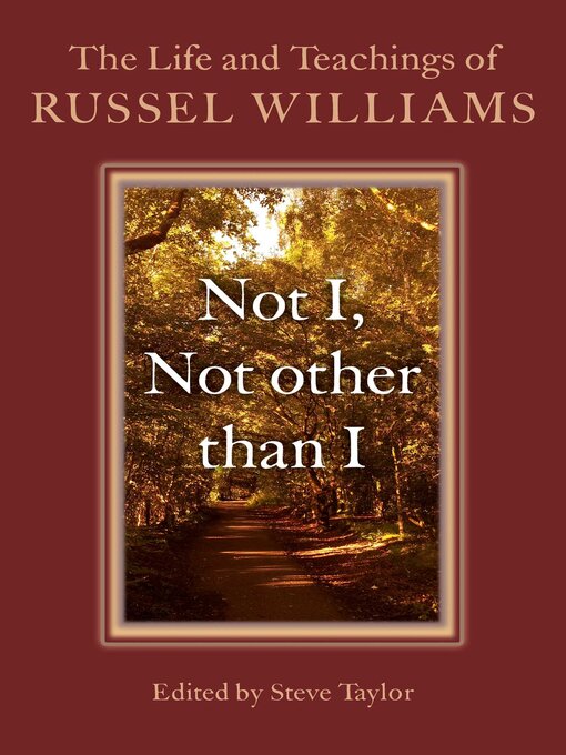 Title details for Not I, Not other than I by Russel Williams - Available